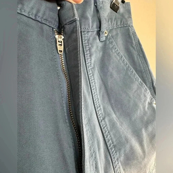 BDG Urban Outfitters Kiara High-Waisted Women's Shorts - Blue Ombré - Picture 10 of 13